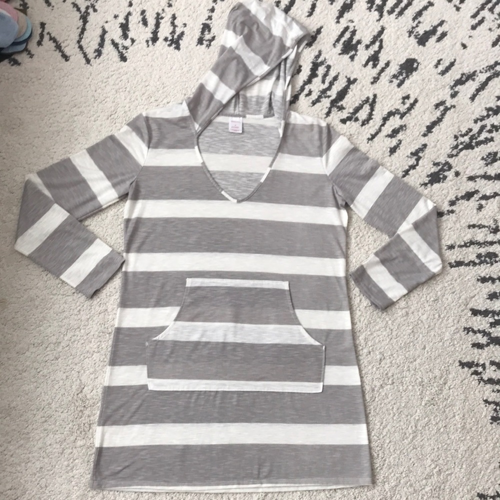 Hooded beach cover up